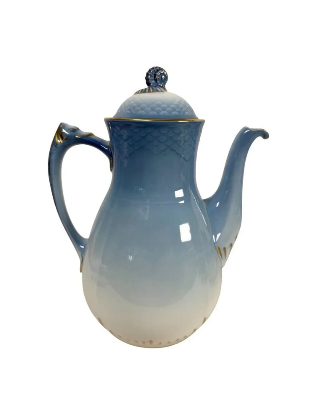 Bing & Grondahl Seagull Denmark 91A Coffee Pot With Lid 9 1/2